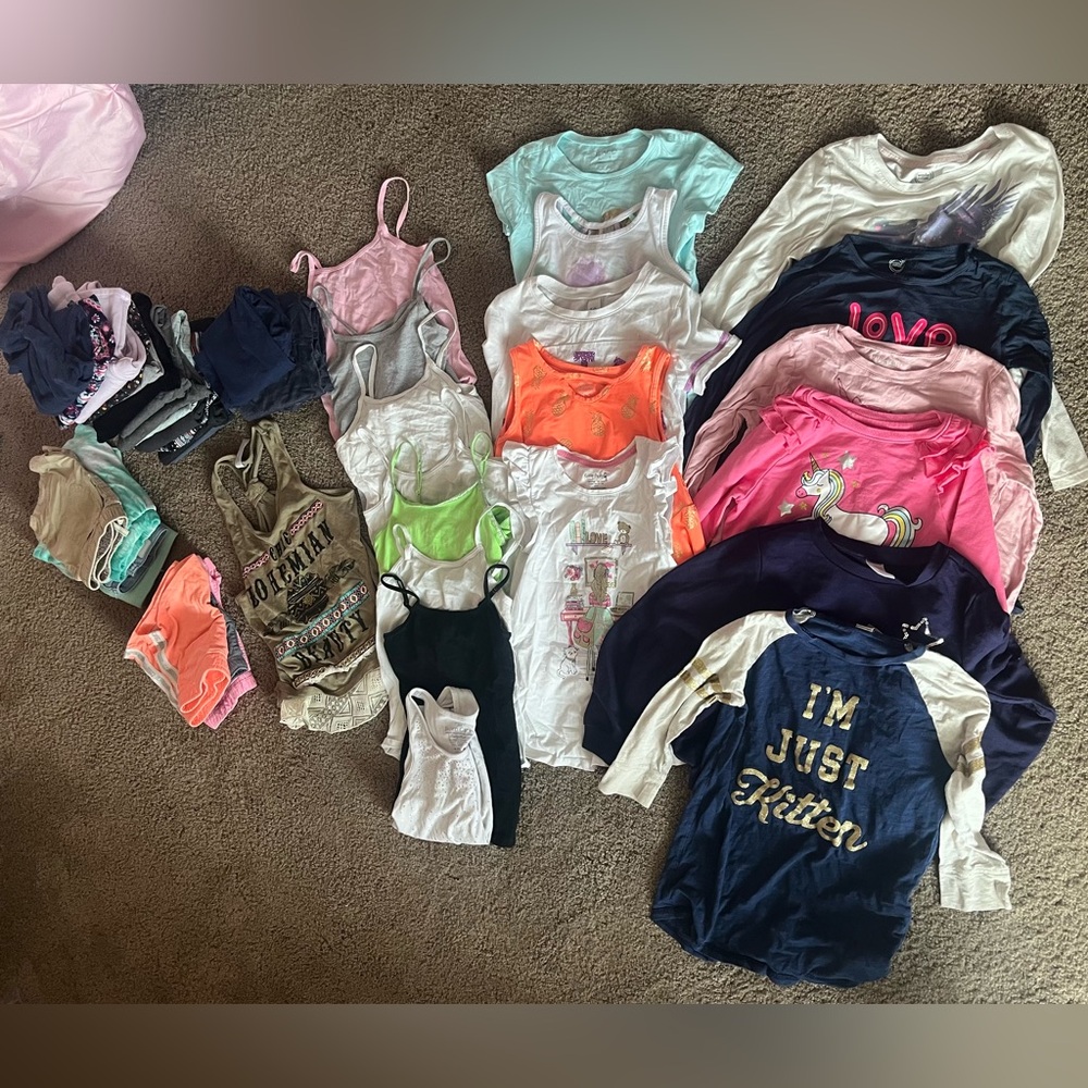 Girls size 7/8 lot with a few sprinklings of 6/7